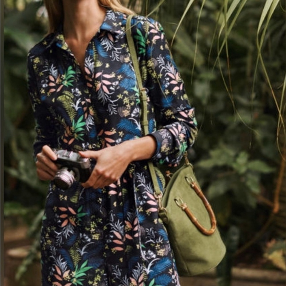 Boden Cosima Jungle Print Romper